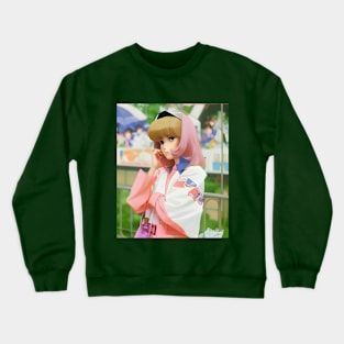 Anime of Beautiful Girl Crewneck Sweatshirt